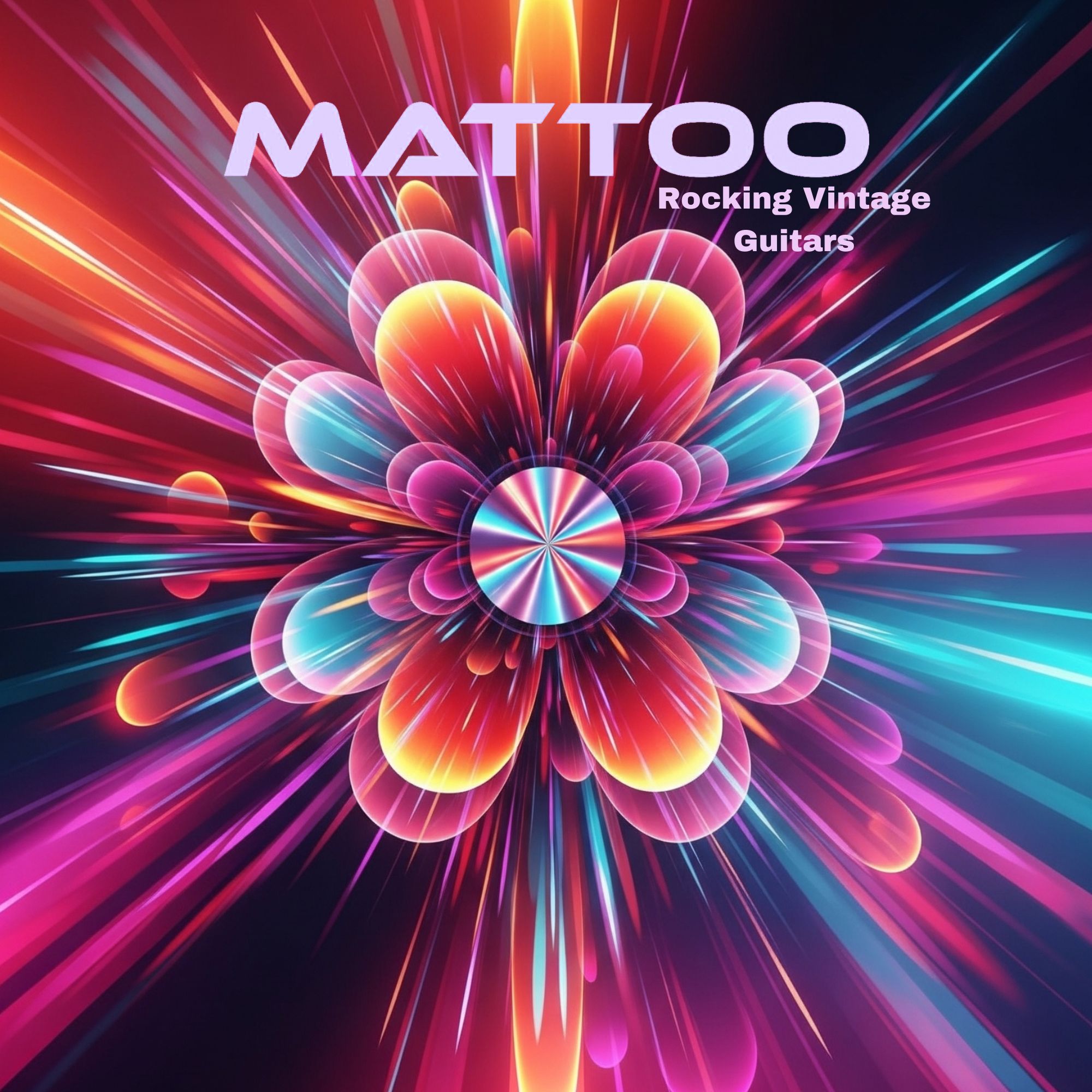 Pochette Single Rocking Vintage Guitars de MATTOO 2026.